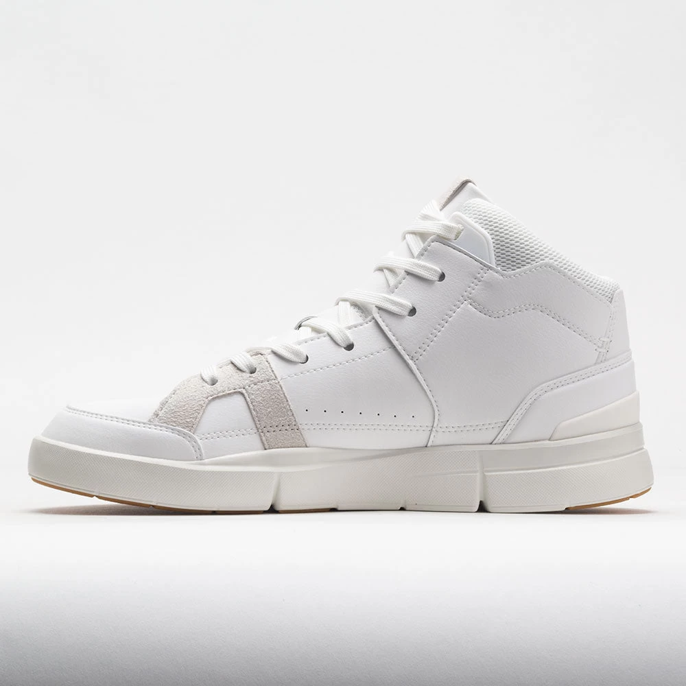 On Running On The Roger Clubhouse Mid Men's White/Sand 4 On Running On The Roger Clubhouse Mid Men's White/Sand - Image 2