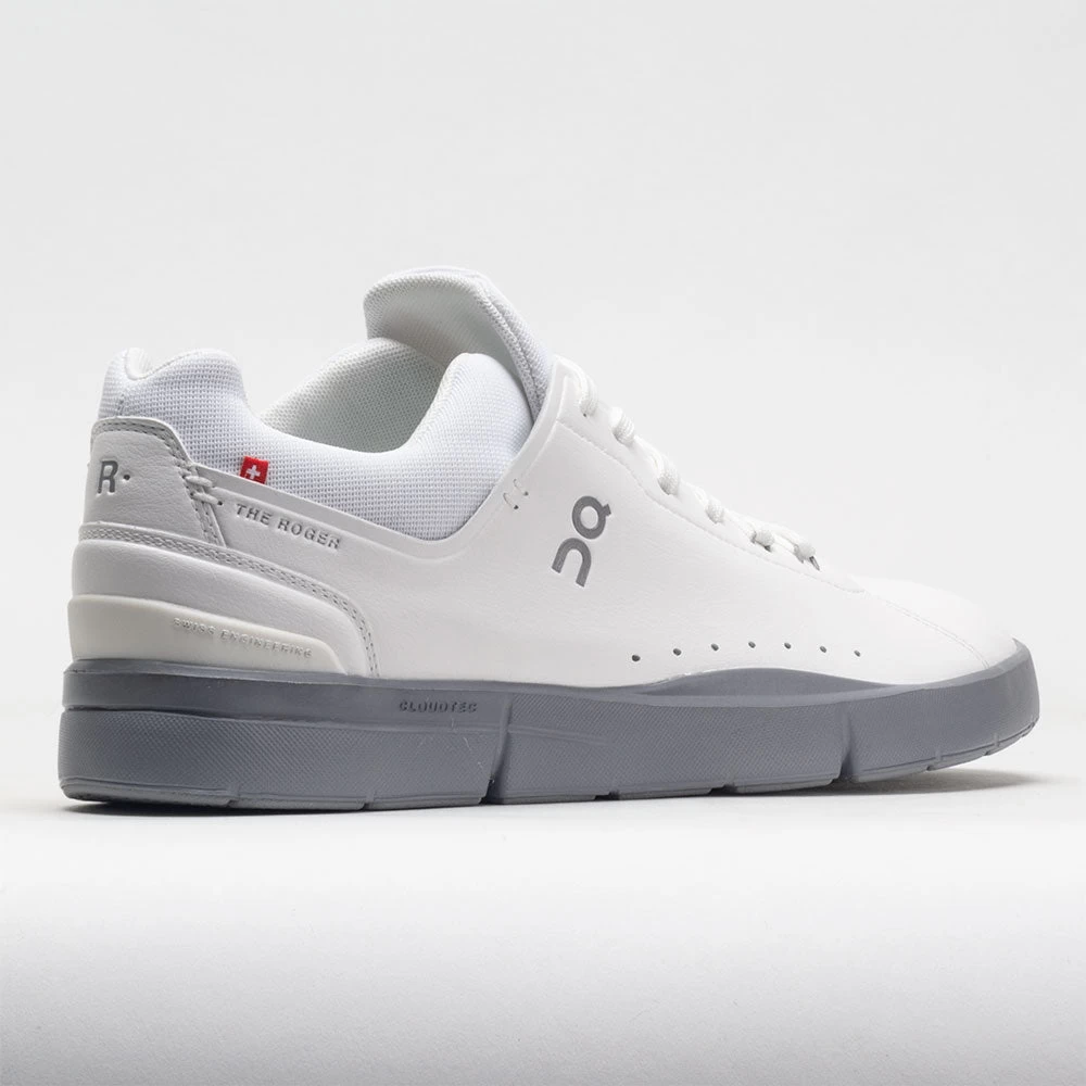 On Running On The Roger Advantage Men's White/Alloy 8 On Running On The Roger Advantage Men's White/Alloy - Image 6